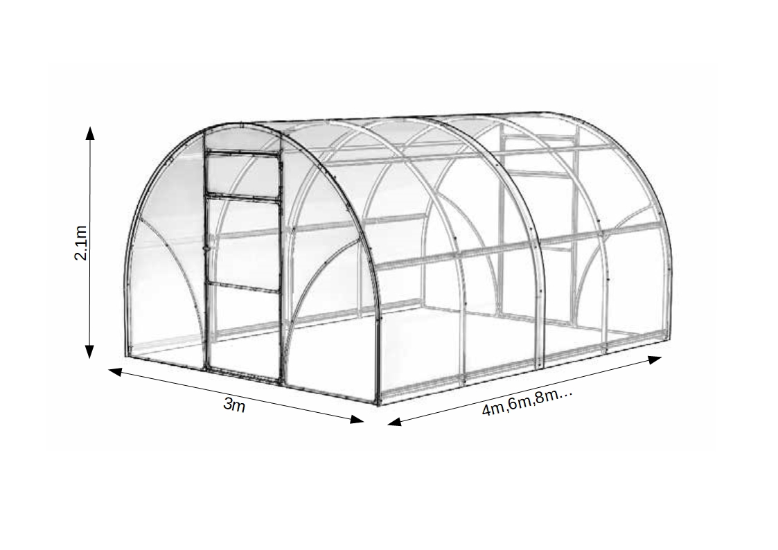 kasvuhoone Sigma www.kasvuhoonemaja.ee