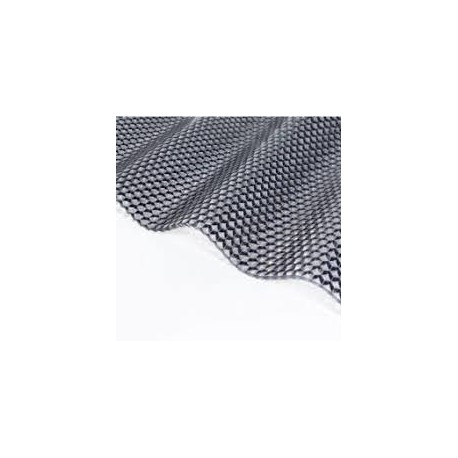 Corrugated PC 2.6mm 76/18 Prisma GRAY