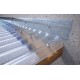 Roof wall transition profile for corrugated sheet 76/18 PVC CLEAR